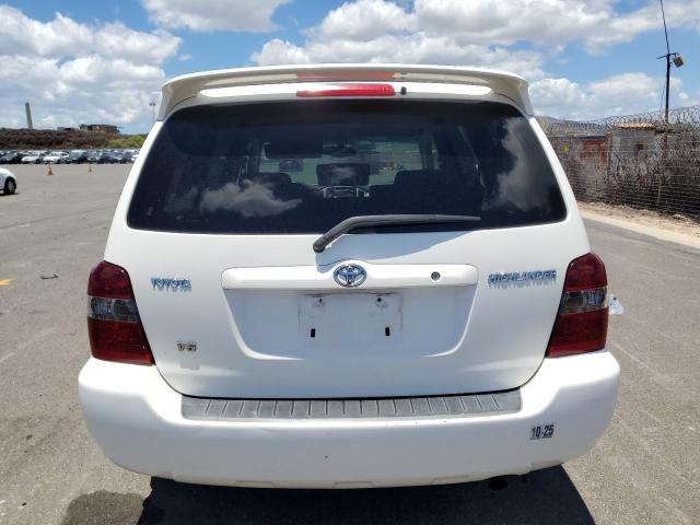 JTEDP21A740024961 - 2004 TOYOTA HIGHLANDER BASE Beyaz fotoğraf 6