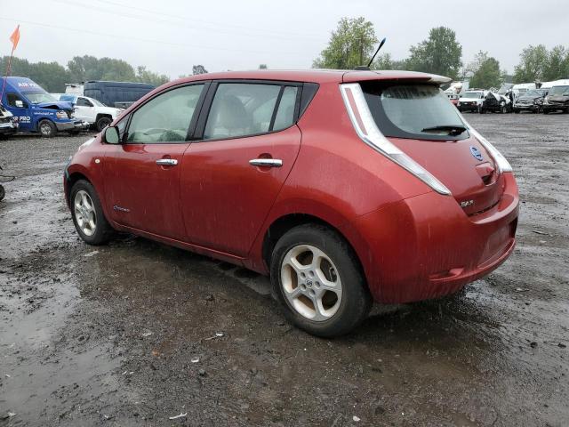 JN1AZ0CP3BT008178 - 2011 NISSAN LEAF SV BURGUNDY photo 2