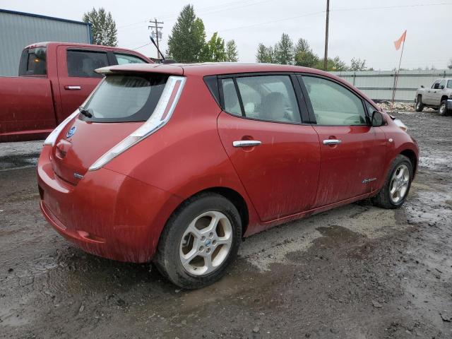 JN1AZ0CP3BT008178 - 2011 NISSAN LEAF SV BURGUNDY photo 3