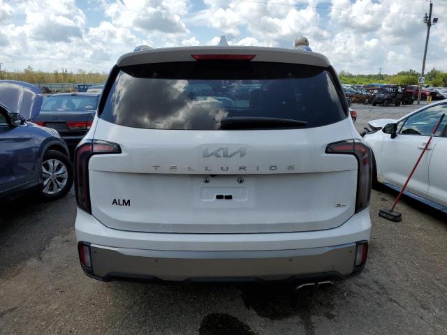 5XYP5DGC5PG407307 - 2023 KIA TELLURIDE SX WHITE photo 6