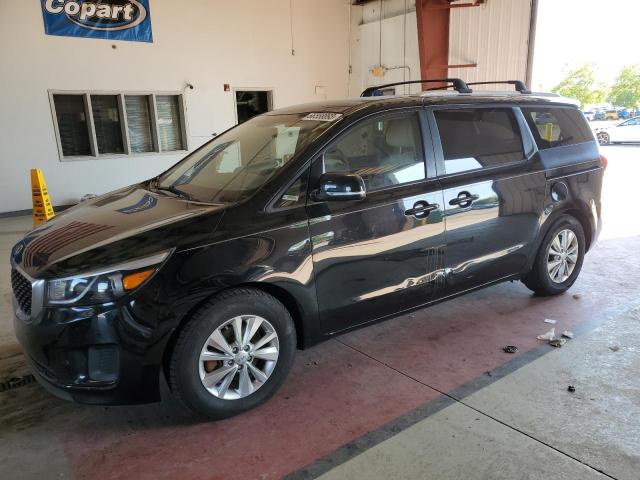 KNDMB5C13G6146459 - 2016 KIA SEDONA LX BLACK photo 1