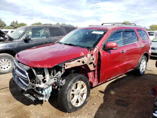 1C4SDJDT8DC689863 - 2013 DODGE DURANGO CREW RED photo 1