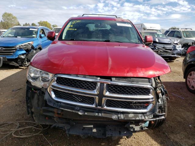 1C4SDJDT8DC689863 - 2013 DODGE DURANGO CREW RED photo 5