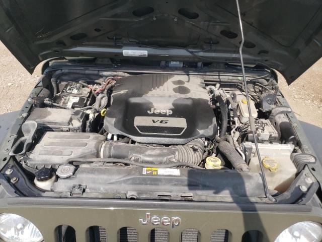 1C4BJWDG1GL160932 - 2016 JEEP WRANGLER U SPORT Yaşıl foto 11