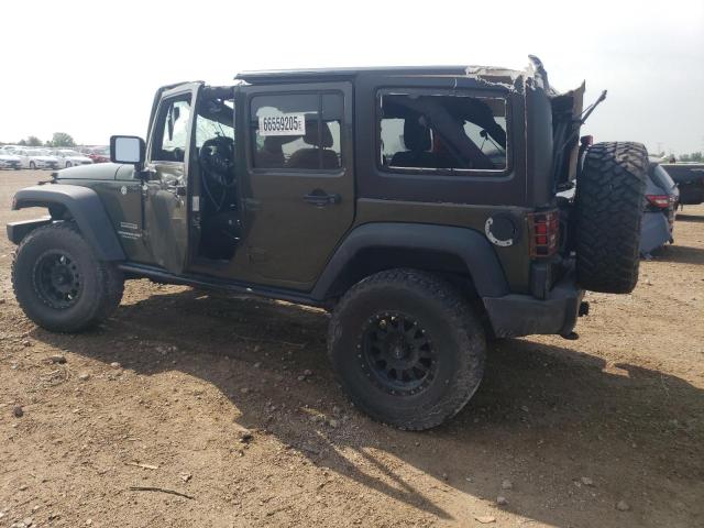 1C4BJWDG1GL160932 - 2016 JEEP WRANGLER U SPORT Yaşıl foto 2