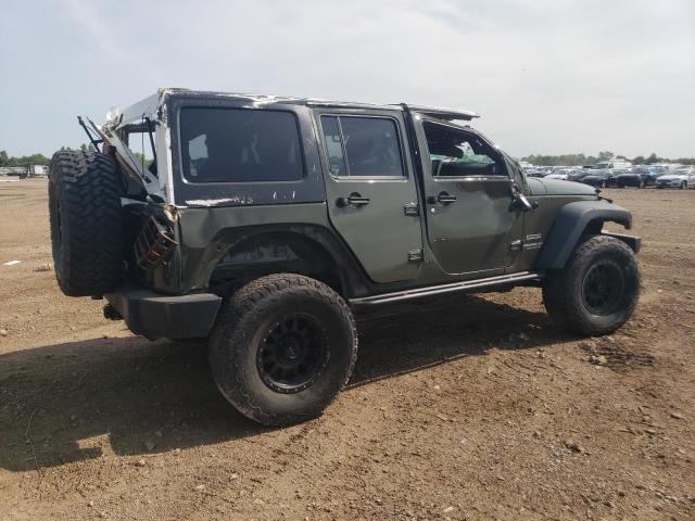 1C4BJWDG1GL160932 - 2016 JEEP WRANGLER U SPORT Yaşıl foto 3