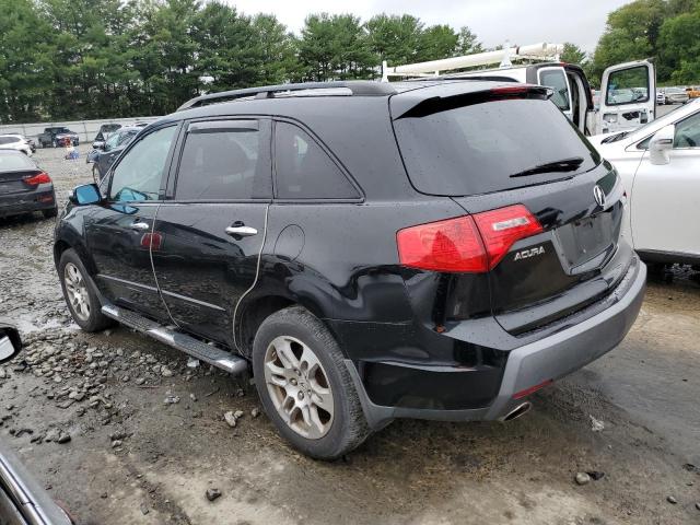 2HNYD28477H518715 - 2007 ACURA MDX TECHNOLOGY BLACK photo 2