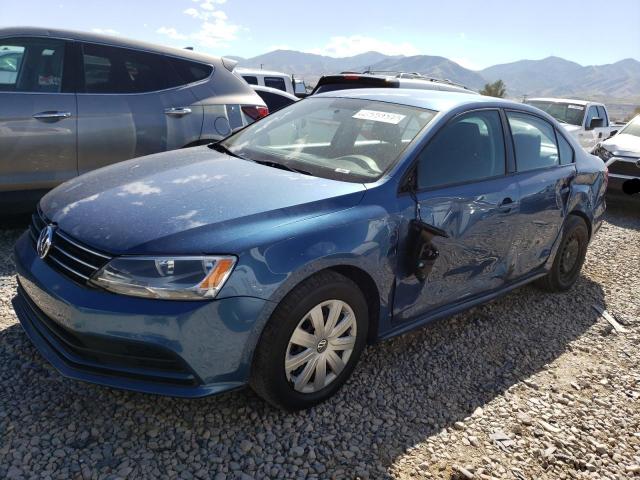 3VW2K7AJ6FM319912 - 2015 VOLKSWAGEN JETTA BASE 蓝色 照片 1