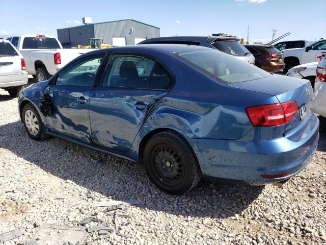 3VW2K7AJ6FM319912 - 2015 VOLKSWAGEN JETTA BASE 蓝色 照片 2