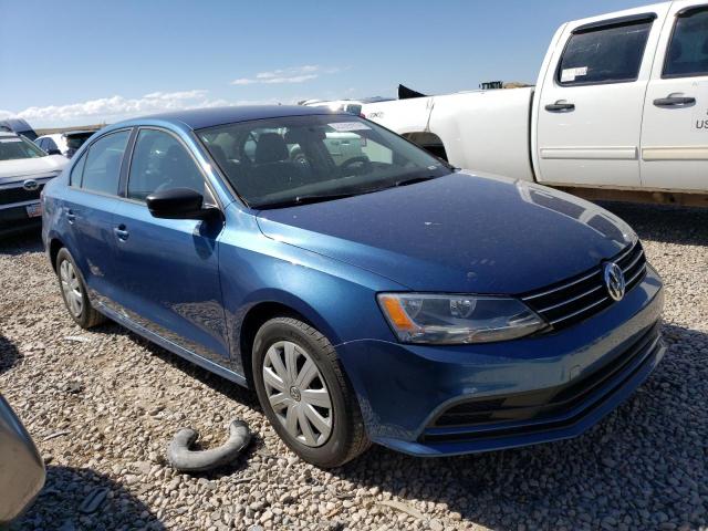 3VW2K7AJ6FM319912 - 2015 VOLKSWAGEN JETTA BASE 蓝色 照片 4