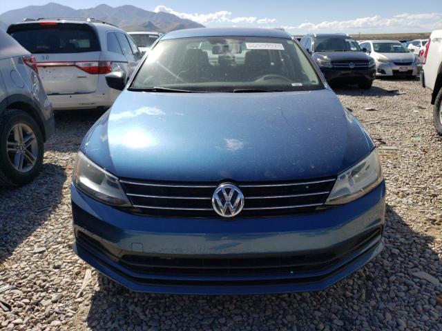 3VW2K7AJ6FM319912 - 2015 VOLKSWAGEN JETTA BASE 蓝色 照片 5