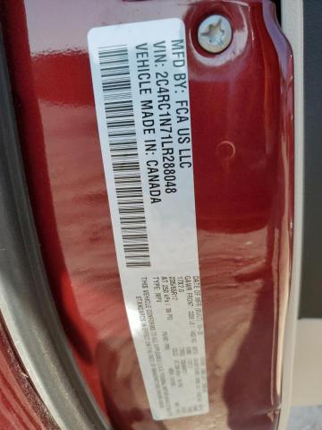 2C4RC1N71LR288048 - 2020 CHRYSLER PACIFICA HYBRID LIMITED BURGUNDY photo 13