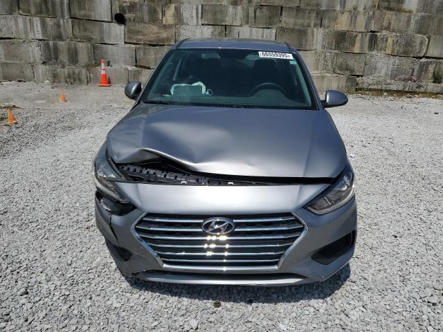 3KPC24A62NE186284 - 2022 HYUNDAI ACCENT SE GRAY photo 5