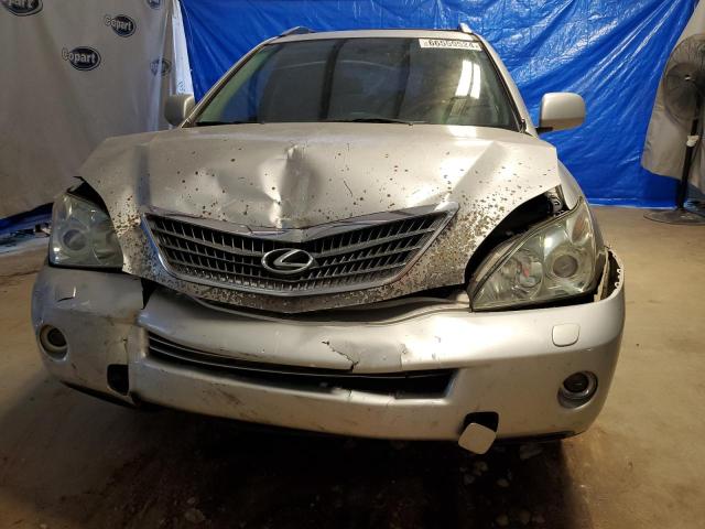 JTJGW31U372003776 - 2007 LEXUS RX 400H SILVER photo 5