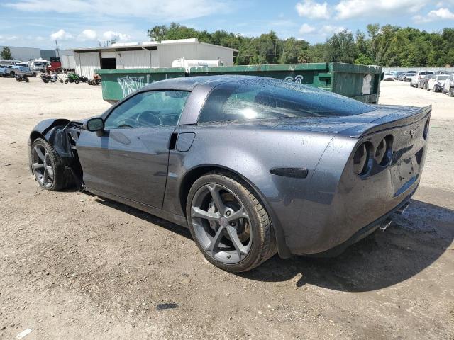 1G1YX2DW2A5107184 - 2010 CHEVROLET CORVETTE GRAND SPORT GRAY photo 2