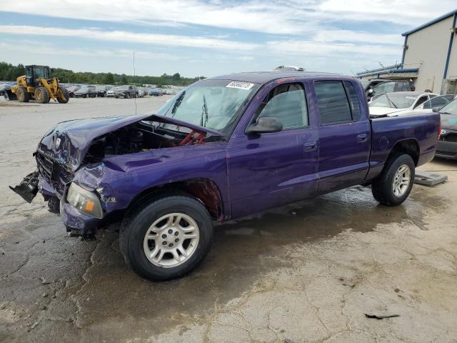 1B7HL2AX31S315365 - 2001 DODGE DAKOTA QUAD PURPLE photo 1