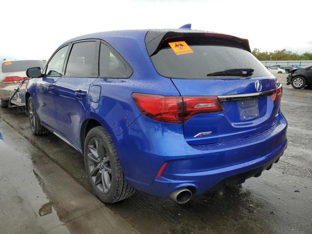 5J8YD4H05KL002851 - 2019 ACURA MDX A-SPEC BLUE photo 3