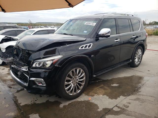 JN8AZ2ND4F9771121 - 2015 INFINITI QX80 BLACK photo 1