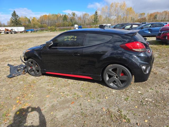 KMHTC6AE7FU242668 - 2015 HYUNDAI VELOSTER TURBO BLACK photo 2