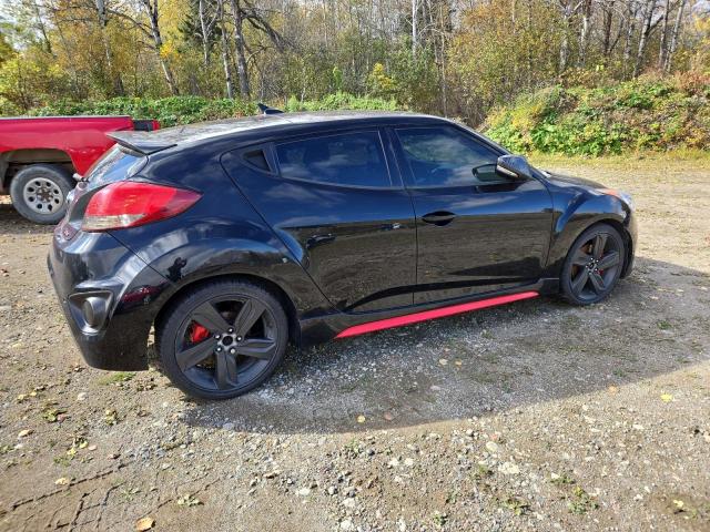 KMHTC6AE7FU242668 - 2015 HYUNDAI VELOSTER TURBO BLACK photo 3