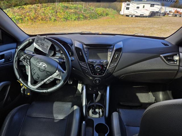 KMHTC6AE7FU242668 - 2015 HYUNDAI VELOSTER TURBO BLACK photo 8