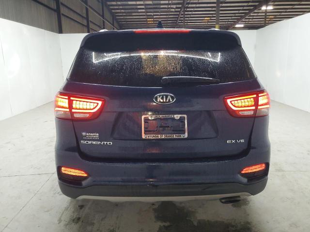 5XYPH4A59KG475359 - 2019 KIA SORENTO EX أزرق صورة 6