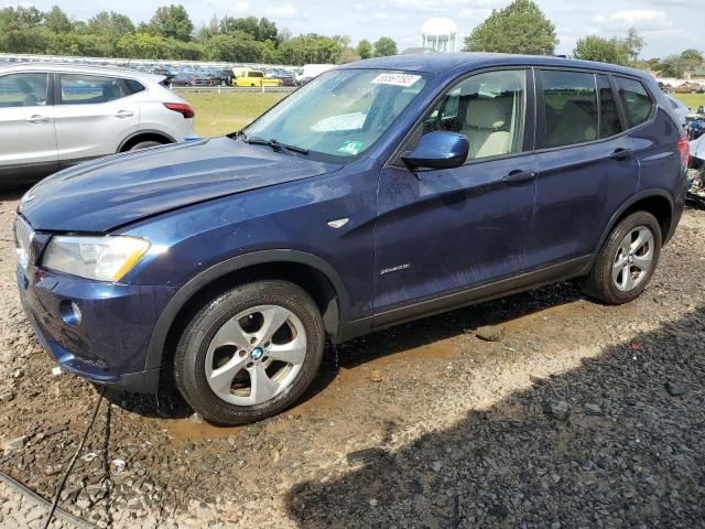 5UXWX5C55BL710313 - 2011 BMW X3 XDRIVE28I BLUE photo 1