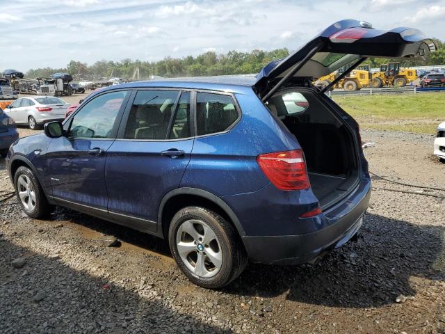 5UXWX5C55BL710313 - 2011 BMW X3 XDRIVE28I BLUE photo 2