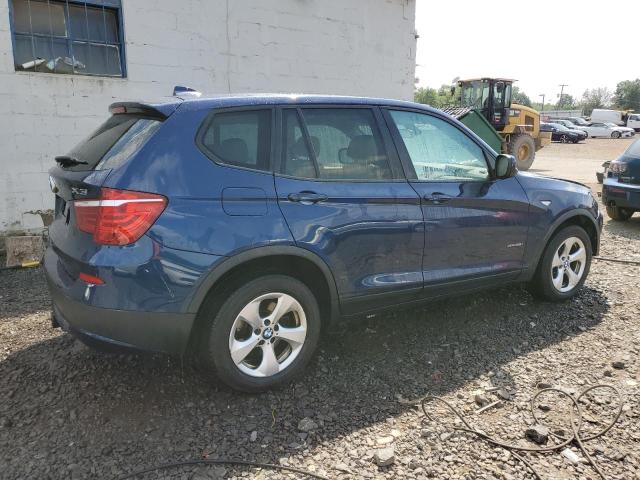 5UXWX5C55BL710313 - 2011 BMW X3 XDRIVE28I BLUE photo 3