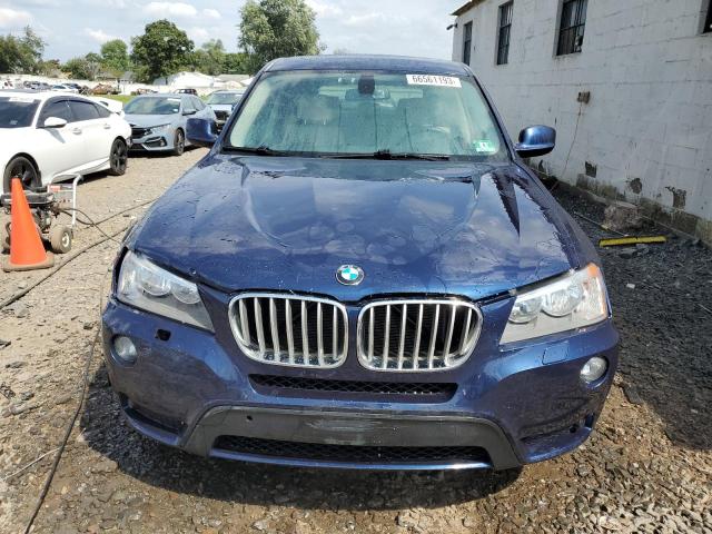 5UXWX5C55BL710313 - 2011 BMW X3 XDRIVE28I BLUE photo 5