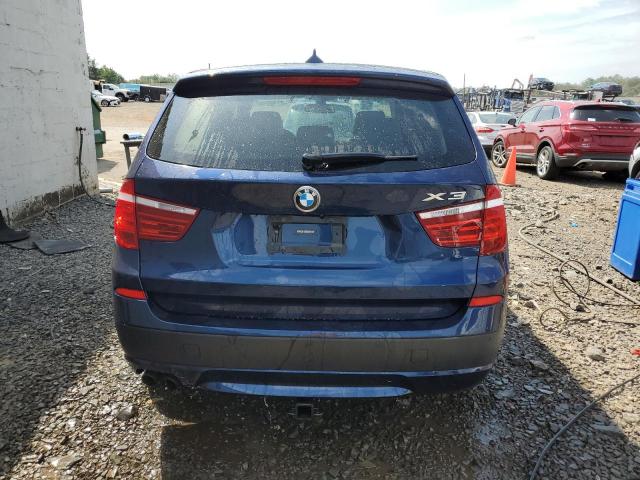 5UXWX5C55BL710313 - 2011 BMW X3 XDRIVE28I BLUE photo 6