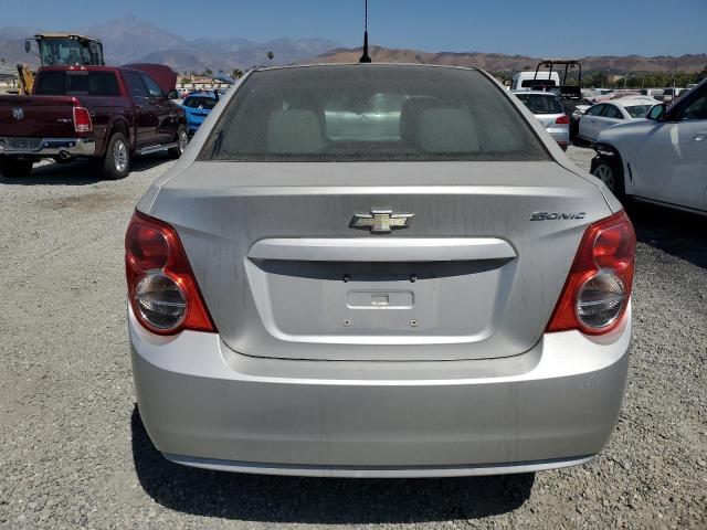 1G1JB5SH8C4211550 - 2012 CHEVROLET SONIC LS ვერცხლისფერი ფოტო 6