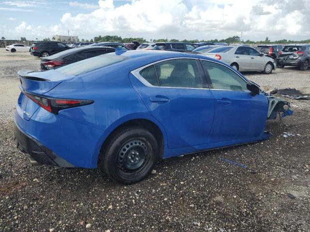 JTHSZ1B28N5050382 - 2022 LEXUS IS 350 F SPORT BLUE photo 3