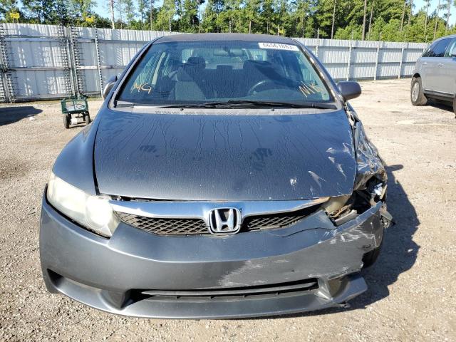 2HGFA16689H351483 - 2009 HONDA CIVIC LX-S 灰色 照片 5