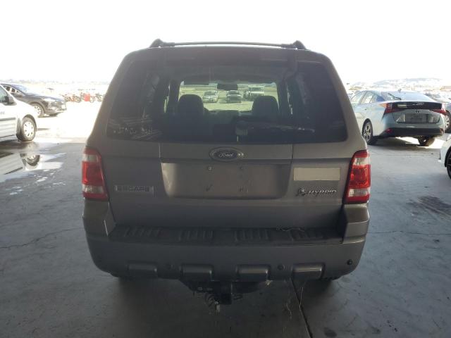 1FMCU49H48KC13496 - 2008 FORD ESCAPE HEV GRAY photo 6