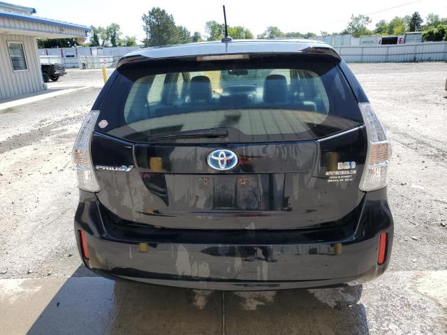 JTDZN3EU9C3072713 - 2012 TOYOTA PRIUS V BLACK photo 6