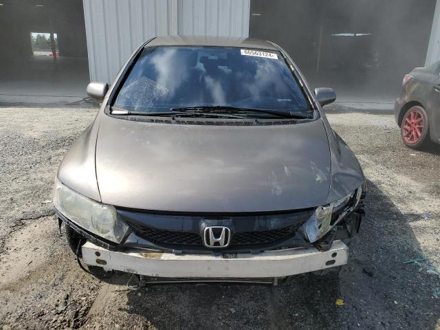 2HGFA1F55AH503375 - 2010 HONDA CIVIC LX GRAY photo 5