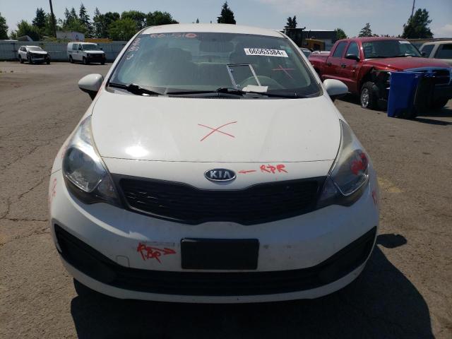 KNADM4A38D6123969 - 2013 KIA RIO LX WHITE photo 5