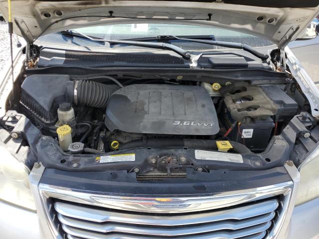 2C4RC1CG3CR125324 - 2012 CHRYSLER TOWN & COU TOURING L SILVER photo 12