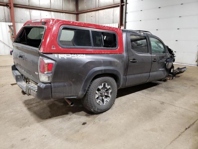5TFCZ5AN7LX225716 - 2020 TOYOTA TACOMA DOUBLE CAB ნაცრისფერი ფოტო 3