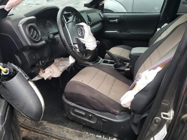 5TFCZ5AN7LX225716 - 2020 TOYOTA TACOMA DOUBLE CAB ნაცრისფერი ფოტო 7