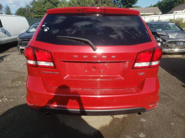 3C4PDCEG0GT172519 - 2016 DODGE JOURNEY R/T RED photo 6