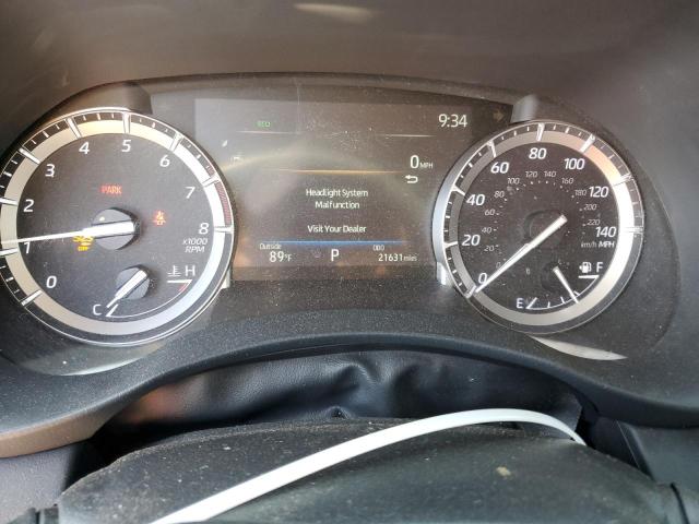 5TDGZRBHXNS573956 - 2022 TOYOTA HIGHLANDER XLE GRAY photo 9