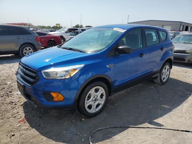 1FMCU0F75HUB89217 - 2017 FORD ESCAPE S BLUE photo 1