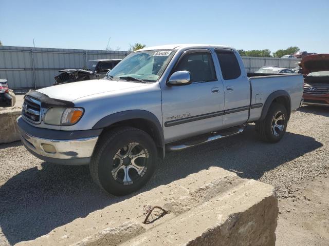 5TBBT4413YS052668 - 2000 TOYOTA TUNDRA ACCESS CAB SILVER photo 1