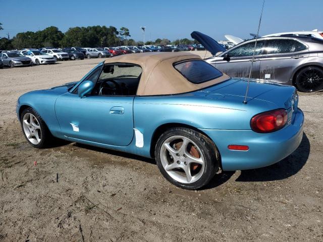 JM1NB353610211399 - 2001 MAZDA MX-5 MIATA BASE TURQUOISE photo 2