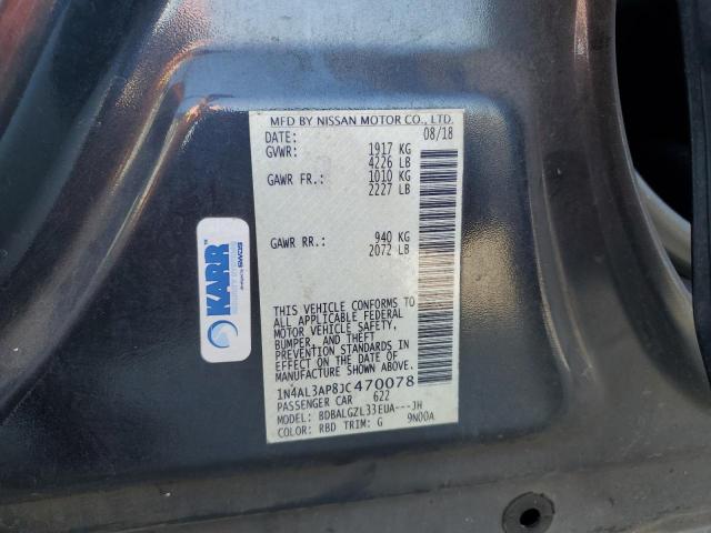 1N4AL3AP8JC470078 - 2018 NISSAN ALTIMA 2.5 Noir photo 13