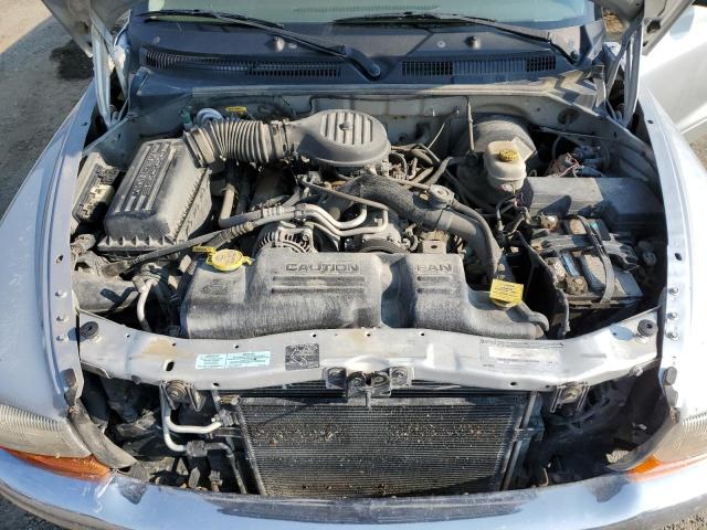 1B7GG2AZ21S148899 - 2001 DODGE DAKOTA QUAD SILVER photo 11