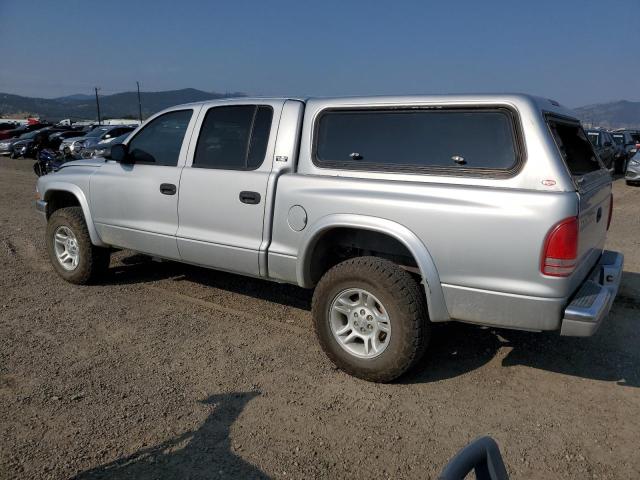 1B7GG2AZ21S148899 - 2001 DODGE DAKOTA QUAD SILVER photo 2