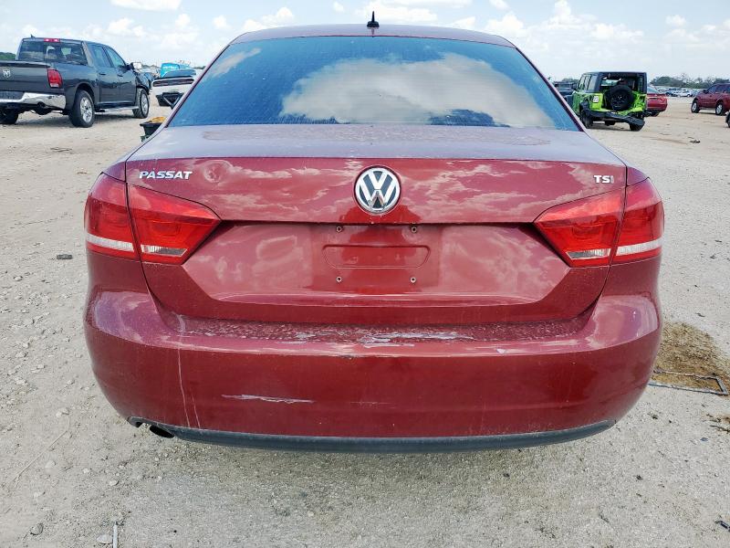 1VWAT7A35FC073527 - 2015 VOLKSWAGEN PASSAT S RED photo 6